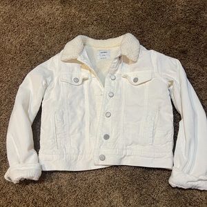 White Old Navy Jean Jacket